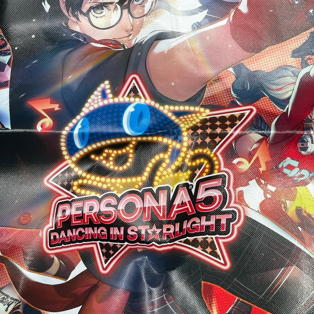 Persona 3 Persona 5 Dancing Game Promo Tote Bag Atlus PS4 PS Vita Shopper‎